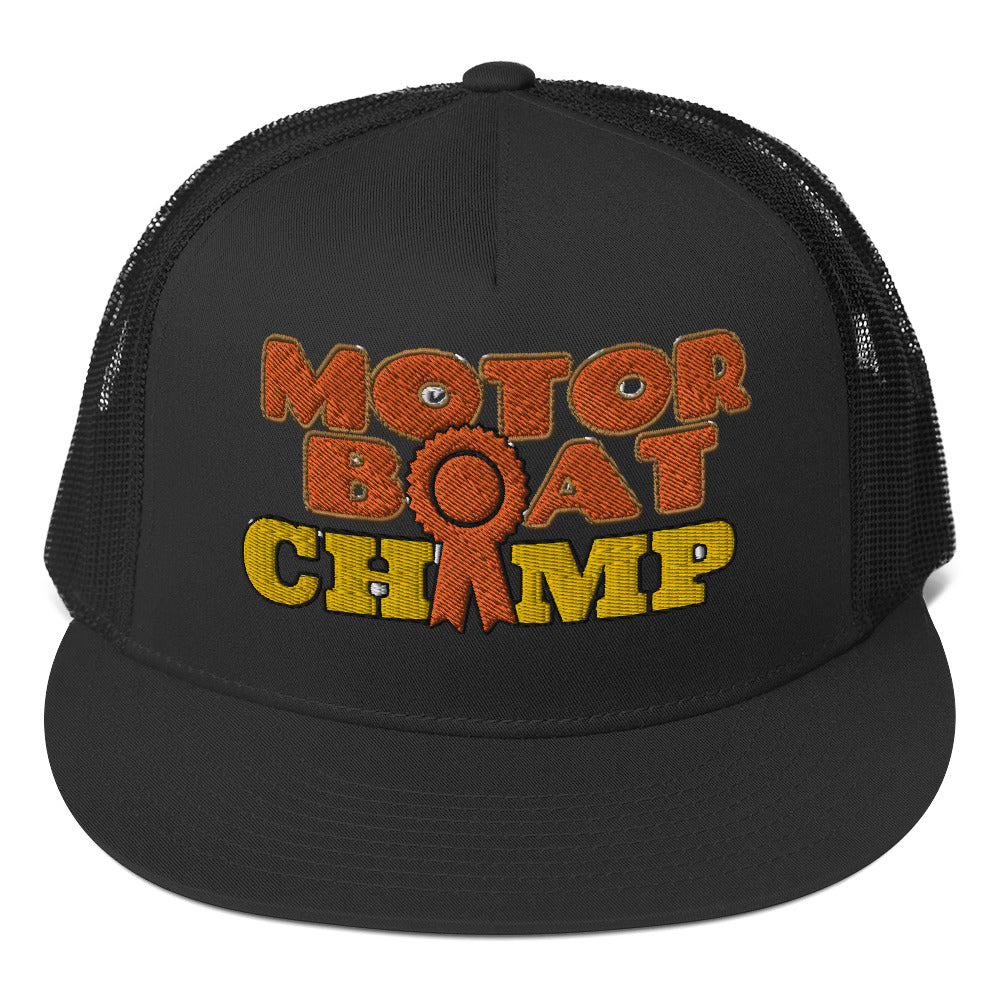 Motor Boat Champ Trucker Cap