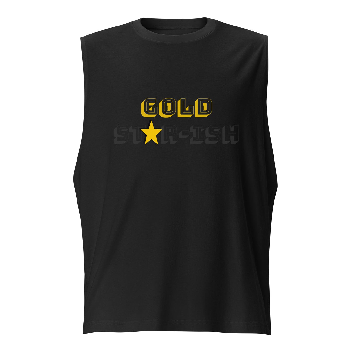 Gold Star-ish Unisex Muscle Shirt