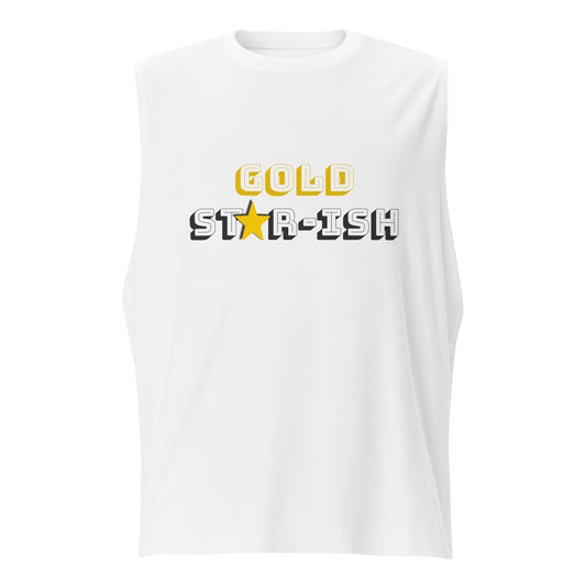 Gold Star-ish Unisex Muscle Shirt