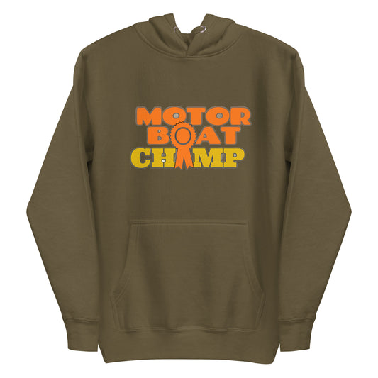 Motor Boat Champ Unisex Hoodie