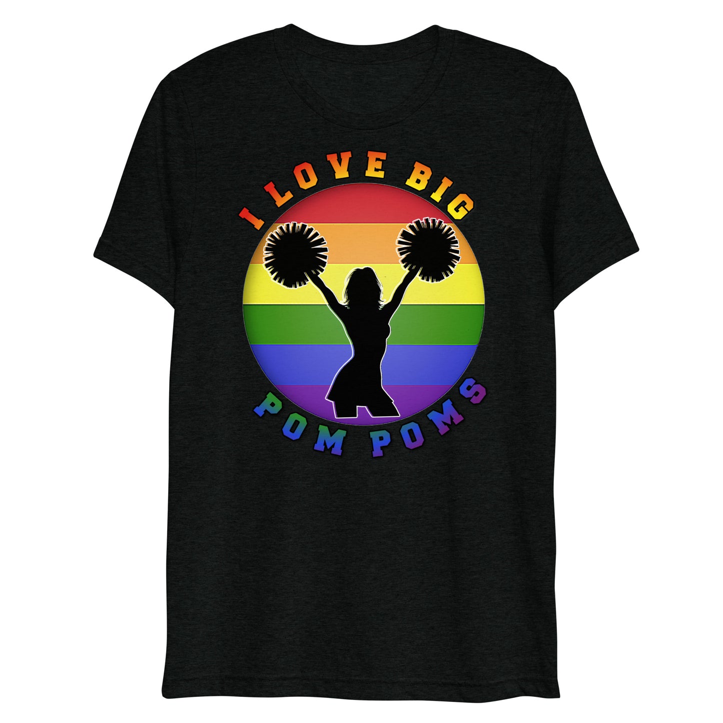 I Love Big Pom Poms Rainbow Pride Short sleeve t-shirt