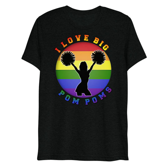 I Love Big Pom Poms Rainbow Pride Short sleeve t-shirt