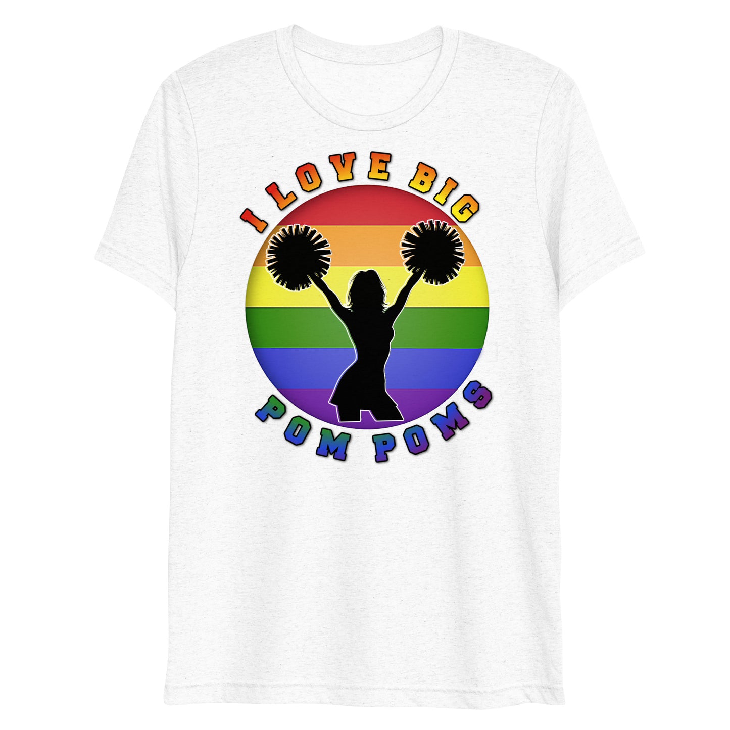 I Love Big Pom Poms Rainbow Pride Short sleeve t-shirt