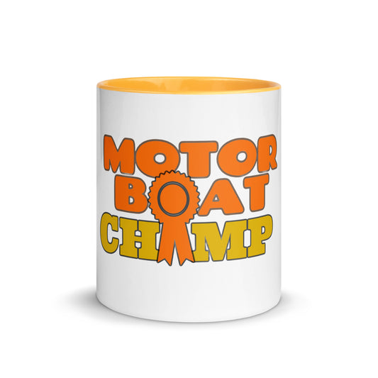 Motor Boat Champ Mug with Color Inside